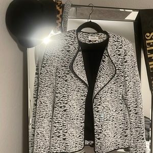Calvin Klein Black and White Blazer